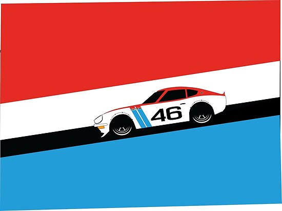 S30 In Datsun Racing Livery Posters By Apexfibers Redbubble 0154