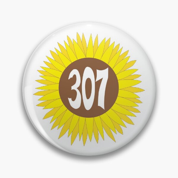 Item preview, Hand Drawn Wyoming Sunflower 307 Area Code designed and sold by itsrturn.