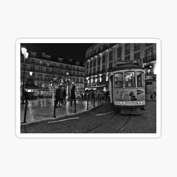 Item preview, Electrico at night in Lisbon designed and sold by AngeloDeVal.