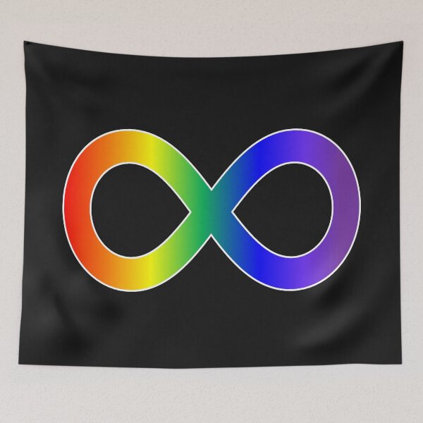 Item preview, Autism Acceptance - Autistic Pride, Neurodiversity, Rainbow Infinity Sign designed and sold by BitterbluePine.