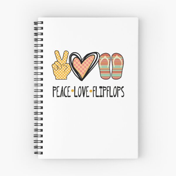 Item preview, Peace Love Flipflops, Summer Flip flops, Peace Love designed and sold by Khalu.