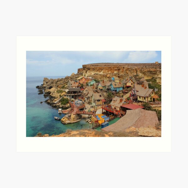 Popeye Village, Malta Art Print