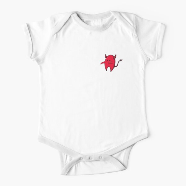 Bodies Bebe Manches Courtes Sur Le Theme Diable Rouge Redbubble