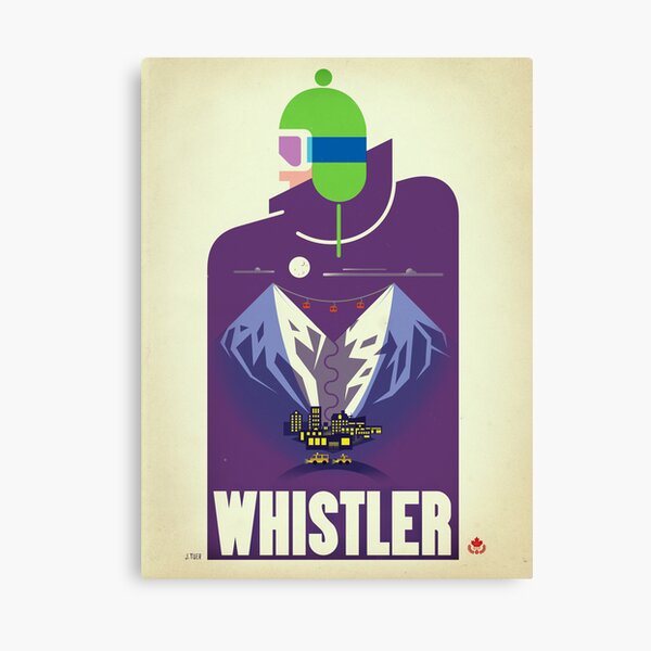 Item preview, "Full Moon" Whistler, BC Travel Poster designed and sold by James Tuer.