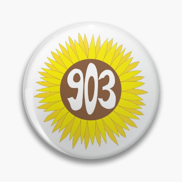 Item preview, Hand Drawn Texas Sunflower 903 Area Code designed and sold by itsrturn.