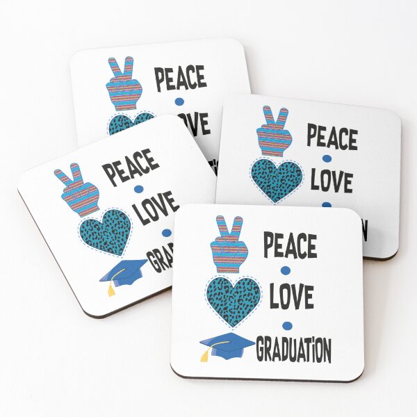 Item preview, Peace Love Graduation. School Graduation. Peace Garduation. Love Graduation designed and sold by Khalu.