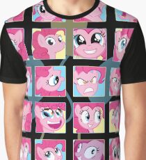 The Many Faces of Pinkie Pie Graphic T-Shirt