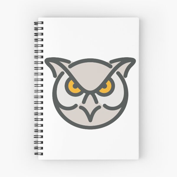 Item preview, Angry Great Horned Owl Head Mono Line designed and sold by patrimonio.