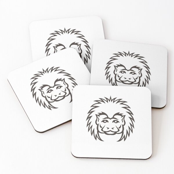Item preview, Cotton Top Tamarin Monkey Head Mascot designed and sold by patrimonio.