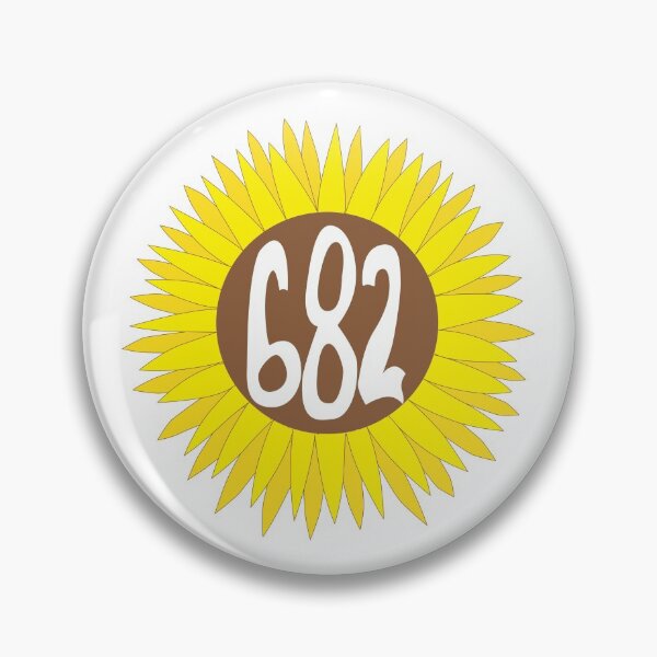 Item preview, Hand Drawn Texas Sunflower 682 Area Code designed and sold by itsrturn.