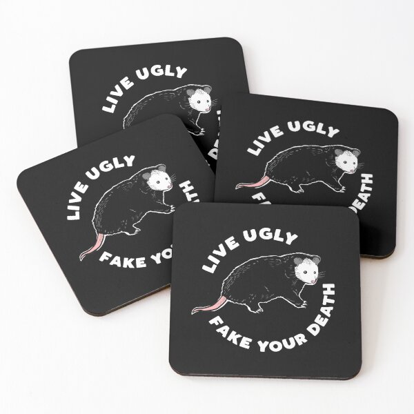 Item preview, Live Ugly Fake Your Death Possum designed and sold by Grafik Traffik.