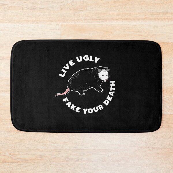 Item preview, Live Ugly Fake Your Death Possum designed and sold by Grafik Traffik.
