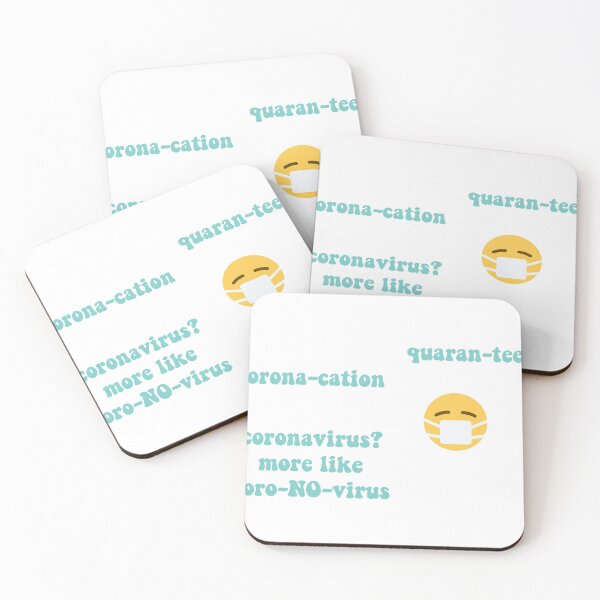 Item preview, Coronavirus Sea Green Sticker Pack designed and sold by laurencude.