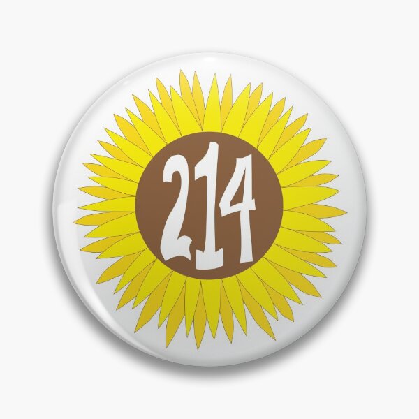 Item preview, Hand Drawn Texas Sunflower 214 Area Code designed and sold by itsrturn.