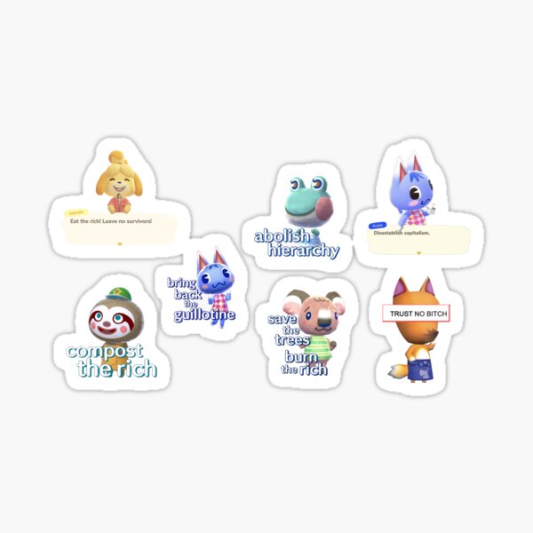animal crossing sticker pack Sticker