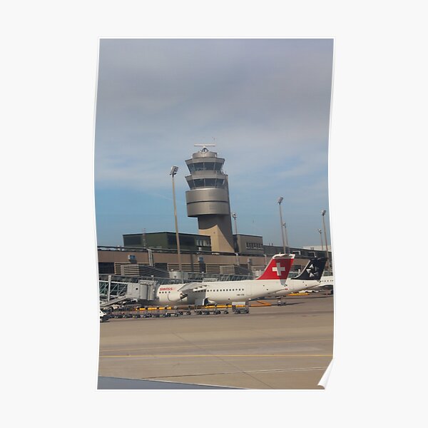 Flight from Malta to Zurich Poster