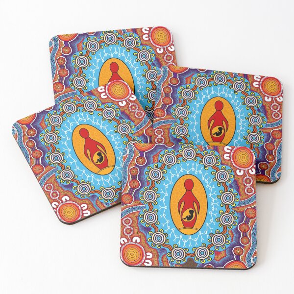 Item preview, Authentic Aboriginal Artwork - Creation of the Future designed and sold by HogarthArts.