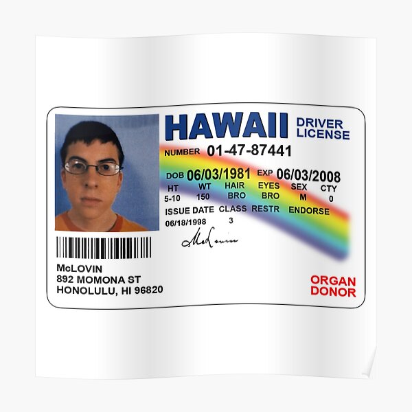 Fake Id Id Posters | Redbubble