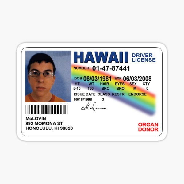 Fake Id Date Stickers