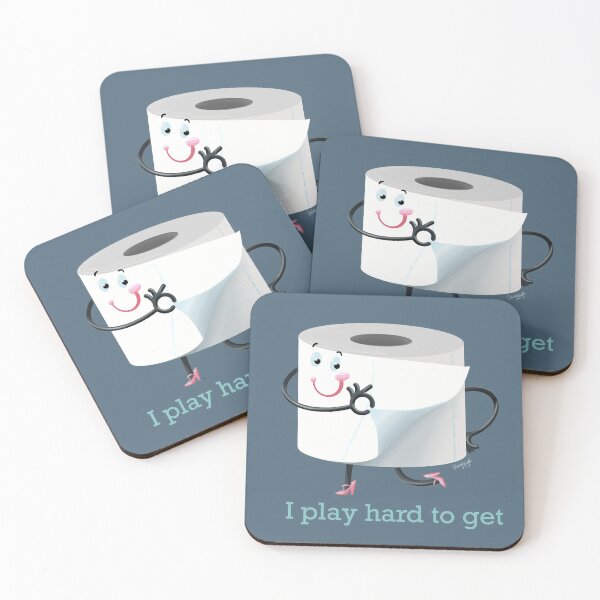 Item preview, “I Play Hard to Get” - Corona Virus Comical Print designed and sold by Erica Leigh.