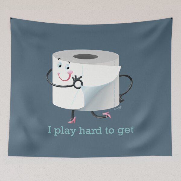 Item preview, “I Play Hard to Get” - Corona Virus Comical Print designed and sold by Erica Leigh.