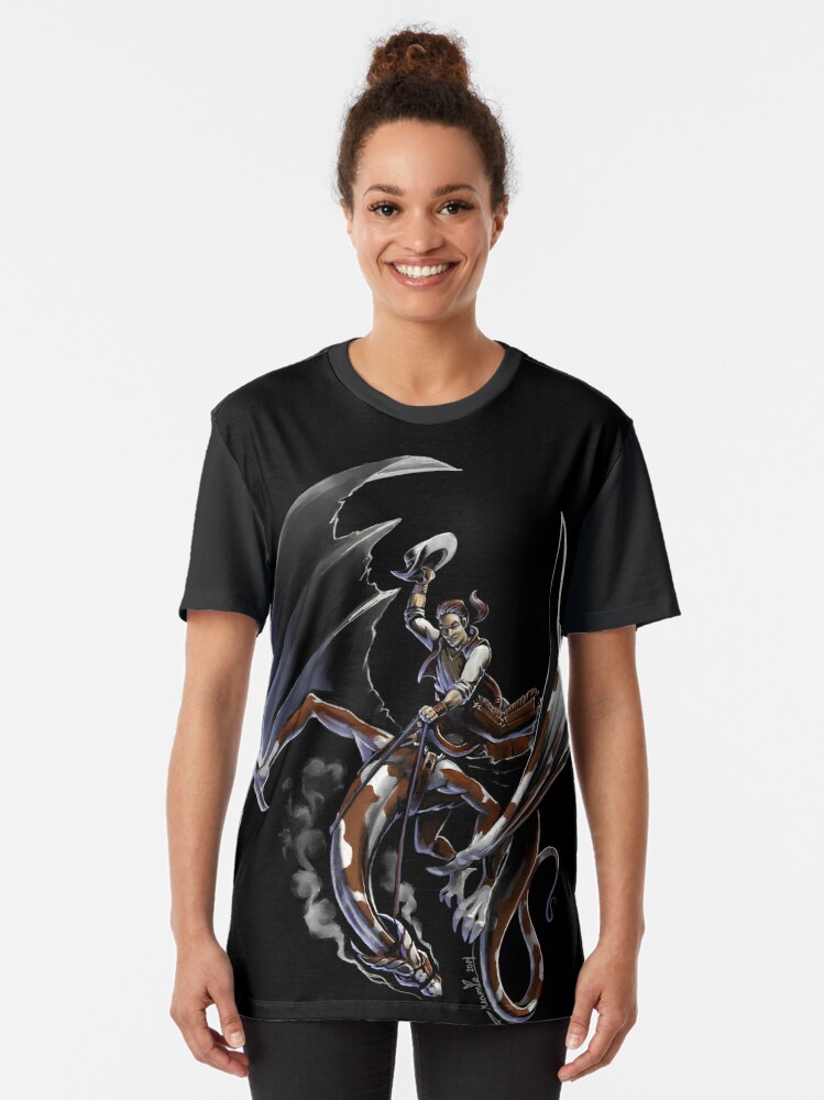 Alternate view of Dragon Riders of Texas Graphic T-Shirt