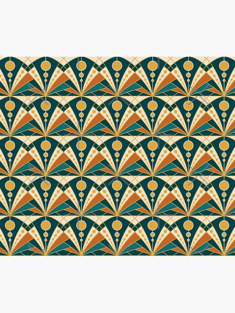 Art Deco (Green, rusty and gold) by lents