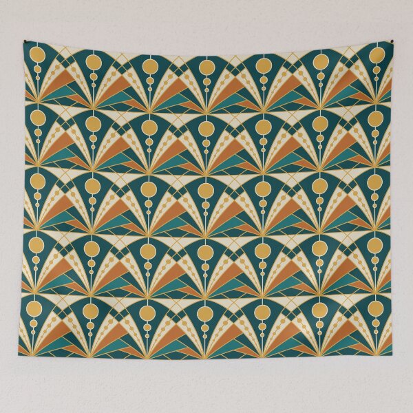 Item preview, Art Deco (Green, rusty and gold) designed and sold by lents.