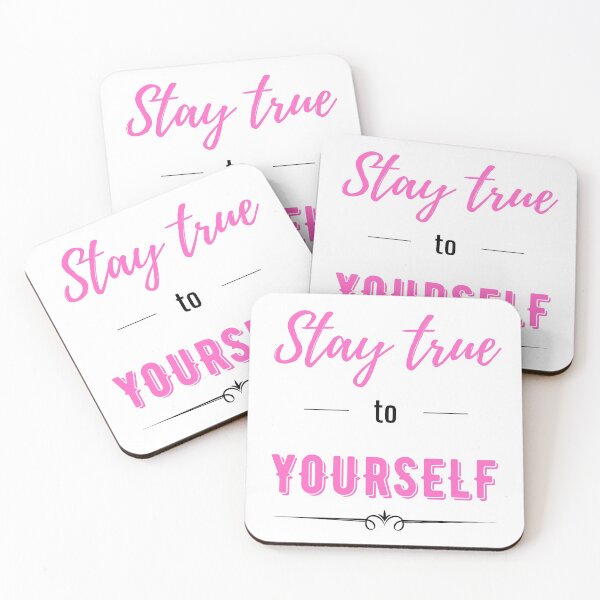 Item preview, Stay True To Yourself - Pink/Black designed and sold by ryanwfraser.