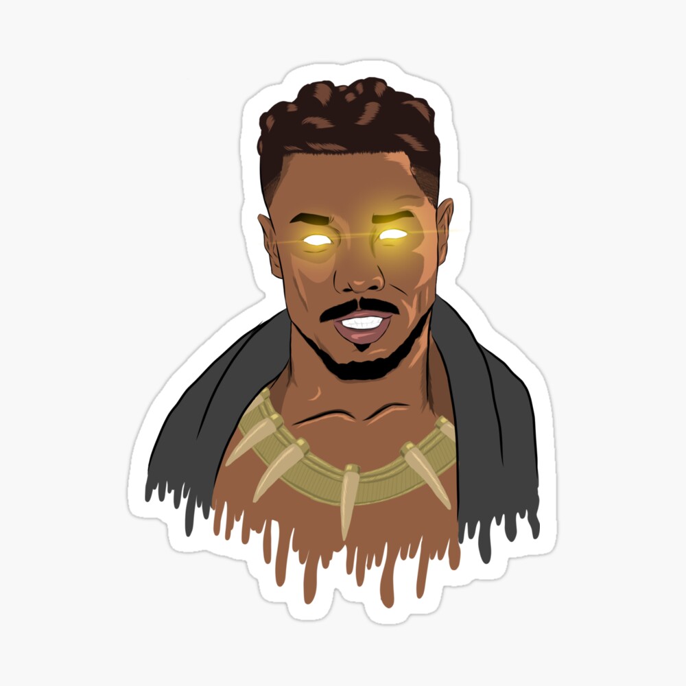 How to Draw Killmonger from Black Panther(2018) (EASY DRAWING TUTORIAL) -  YouTube
