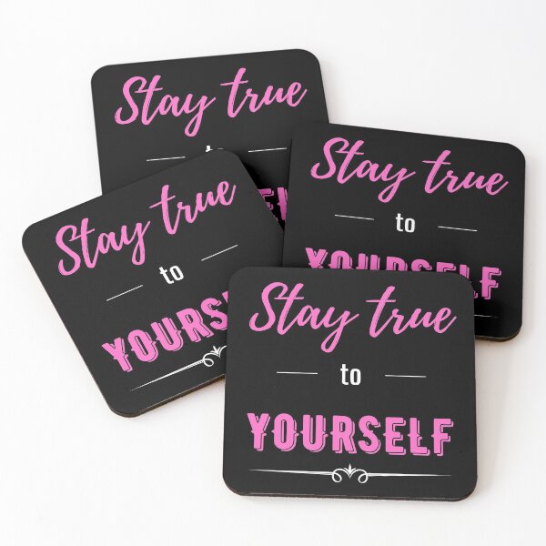 Item preview, Stay True To Yourself - Pink/White designed and sold by ryanwfraser.