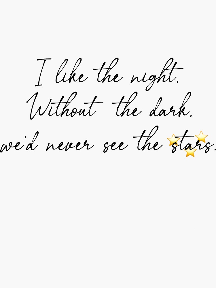 Stars Twilight Quote | Sticker