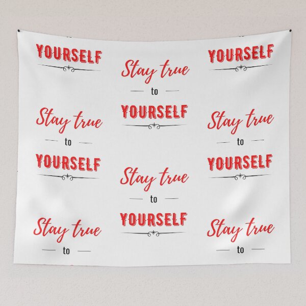 Item preview, Stay True To Yourself - Red/Black designed and sold by ryanwfraser.