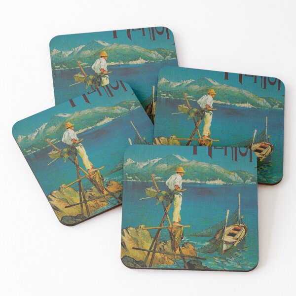 Item preview, Menton vintage travel poster designed and sold by stickart-marek.