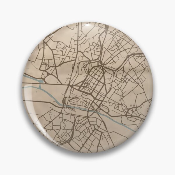 Item preview, Charleroi Sepia Map designed and sold by CPTVDesign.