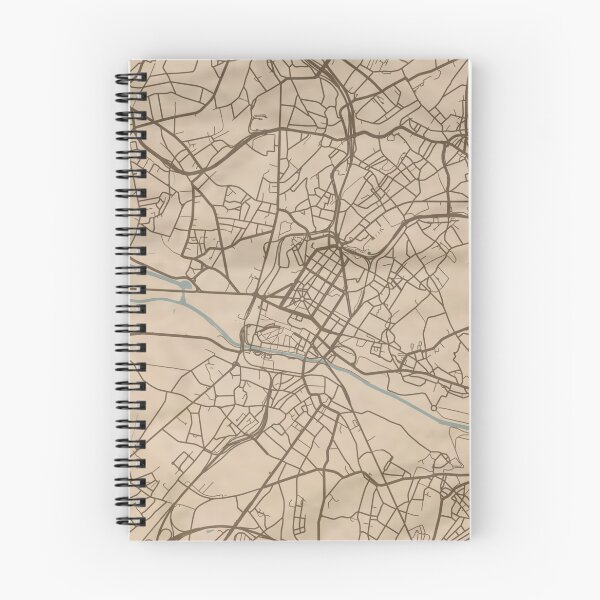 Item preview, Charleroi Sepia Map designed and sold by CPTVDesign.