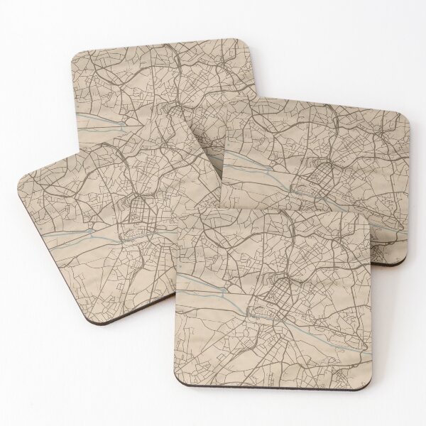 Item preview, Charleroi Sepia Map designed and sold by CPTVDesign.