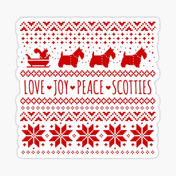 Artikel-Vorschau von Scottish Terrier Silhouetten Weihnachtsmuster | Scottie Dogs Urlaub, designt und verkauft von Jenn Inashvili.