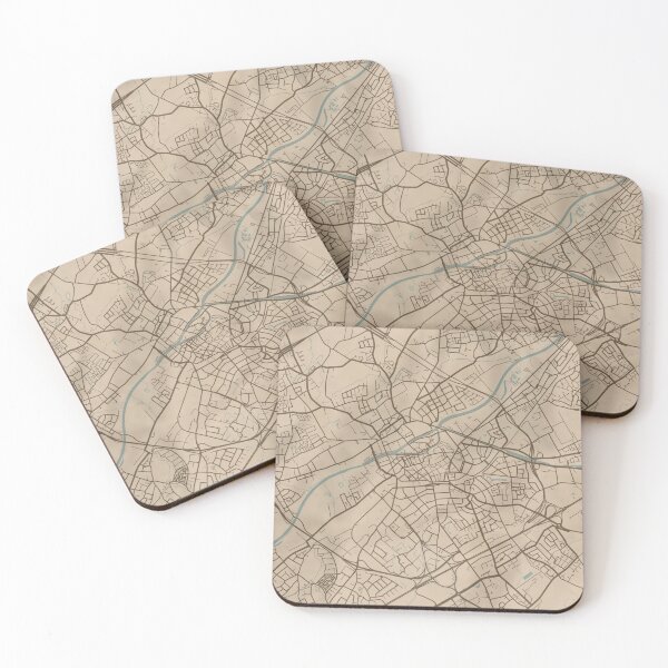 Item preview, Kortrijk Sepia Map designed and sold by CPTVDesign.