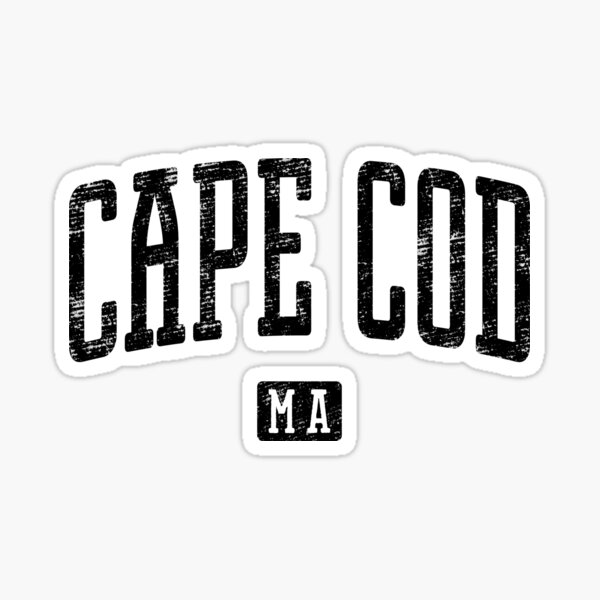 Cape Cod MA Vintage City Sticker