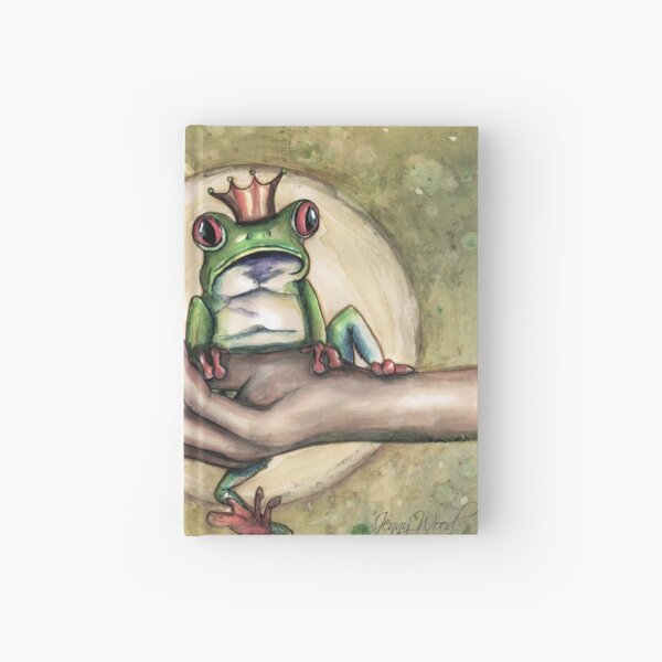 Aussie frog Prince Hardcover Journal