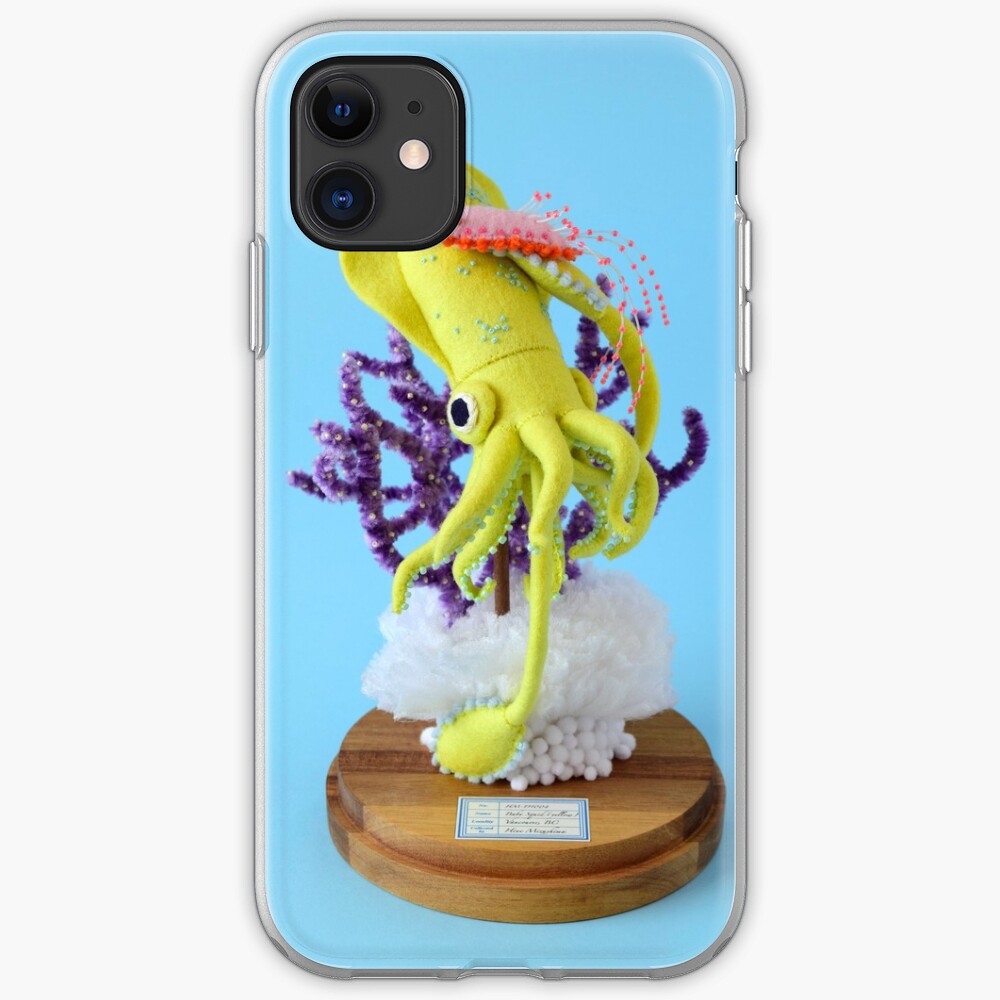 Baby Squid & Long-tailed Sea Slug iPhone Case & Cover