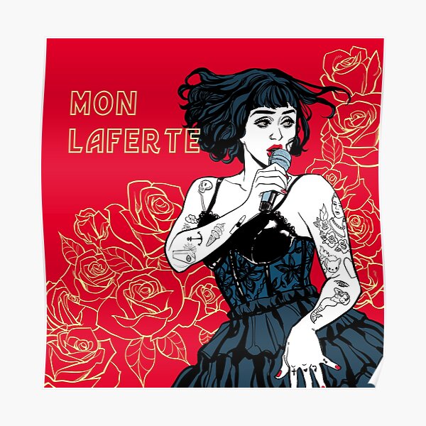 Mon Laferte Poster By Romyjones Redbubble