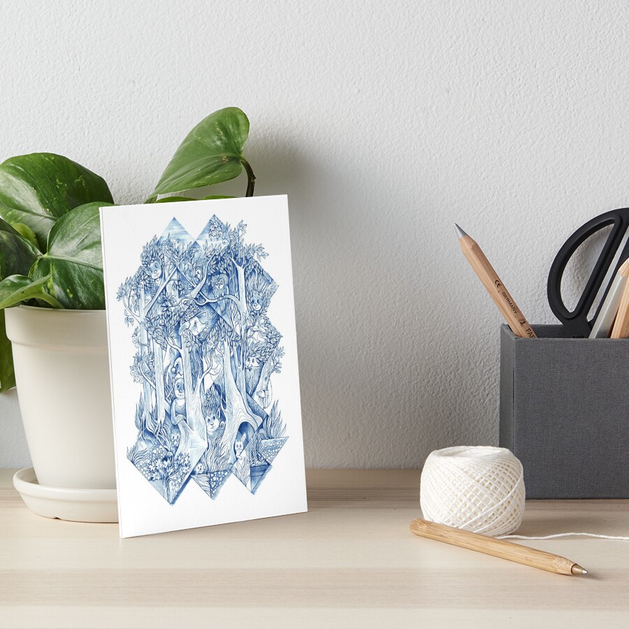 Jungle hide-and-seek Art Board Print