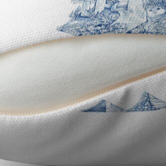 Alternate view of Jungle hide-and-seek Throw Pillow