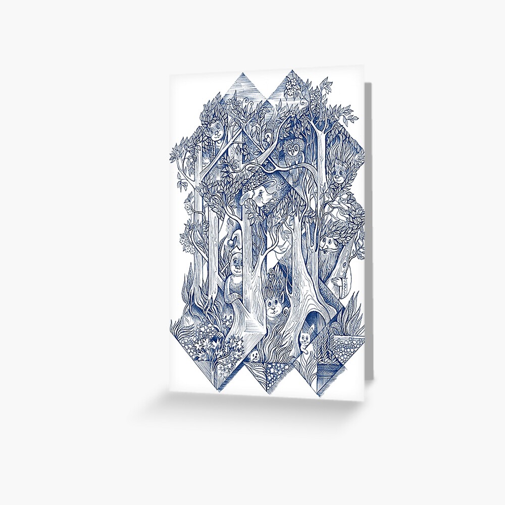 Jungle hide-and-seek Greeting Card