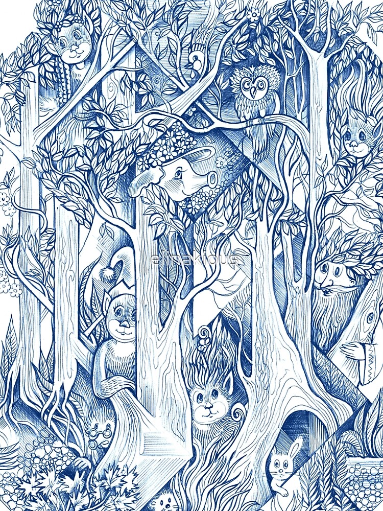 Jungle hide-and-seek by elinakious