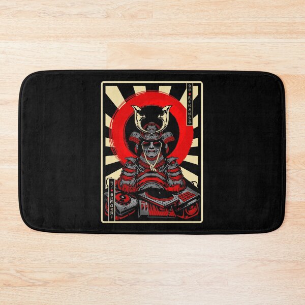 Item preview, DJ Samurai Japanese Culture Music Warrior designed and sold by phskulmshirt.