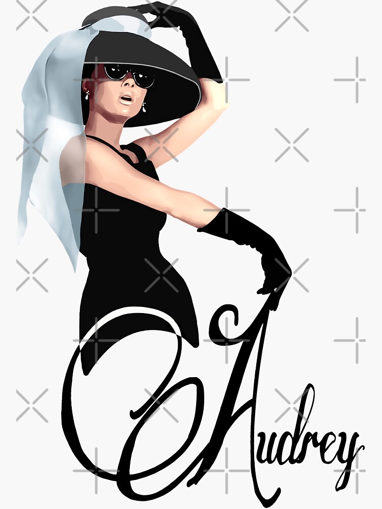 Audrey Hepburn - Little Black Dress" Sticker for Sale by EvTheOne | Redbubble Audrey Hepburn - Little Black Dress" Sticker for Sale by EvTheOne | Redbubble