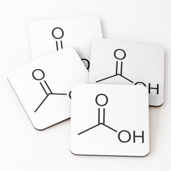 Item preview, Acetic Acid Ethanoic acid Vinegar C2H4O2 CH3COOH designed and sold by Zeeph.